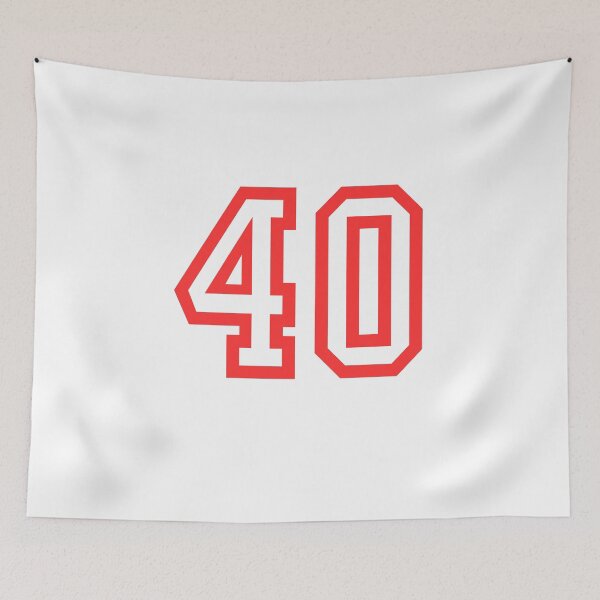 Item preview, The number 40 - red designed and sold by citmgpod.