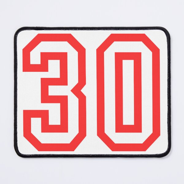 Item preview, The number 30 - red designed and sold by citmgpod.