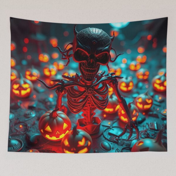 Item preview, Halloween pattern #23 designed and sold by Kaleidoscope Print.