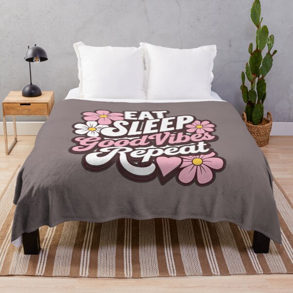 Item preview, Pink Eat Sleep Good Vibes Repeat designed and sold by BuxomBabe21.