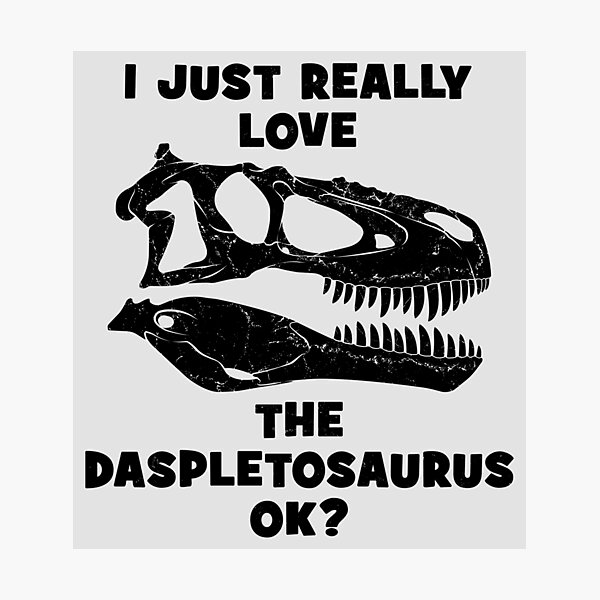 Artikel-Vorschau von Daspletosaurus Schädel Fossil, designt und verkauft von NicGrayGraphic.