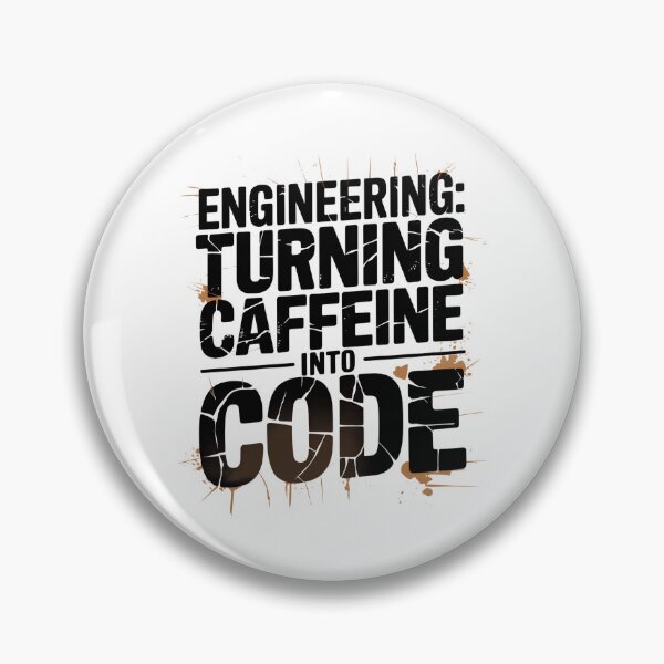 Item preview, Engineering: Turning Caffeine Into Code designed and sold by CerativeHymns.
