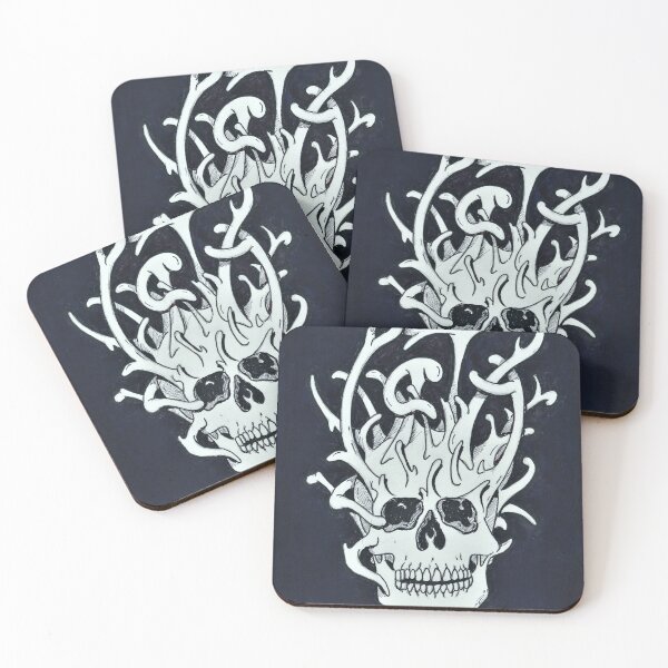 Item preview, skull dreadlocks designed and sold by vogtvisions.