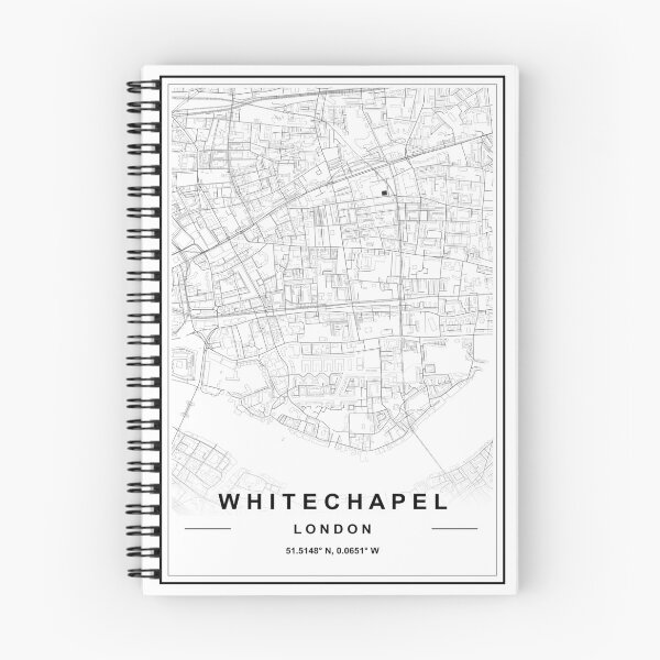Item preview, Whitechapel Map designed and sold by SHAMPAIN-ART-CO.