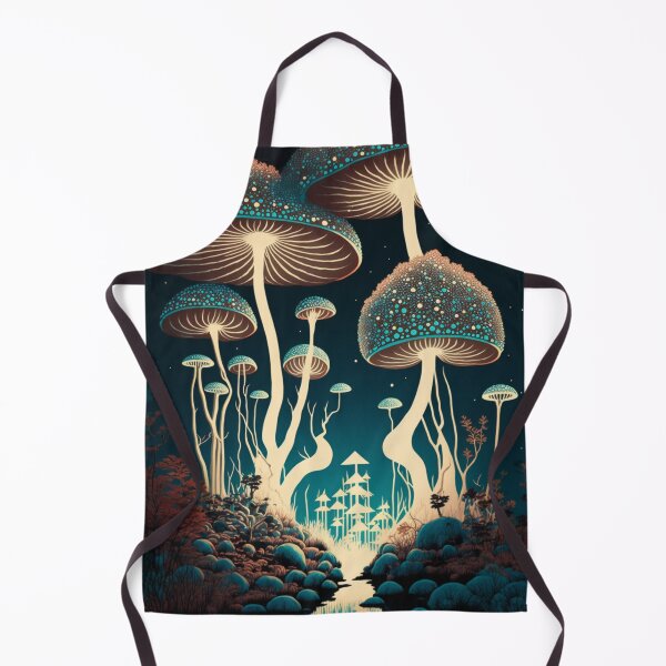 Item preview, Night Mushrooms designed and sold by patternshoprad.