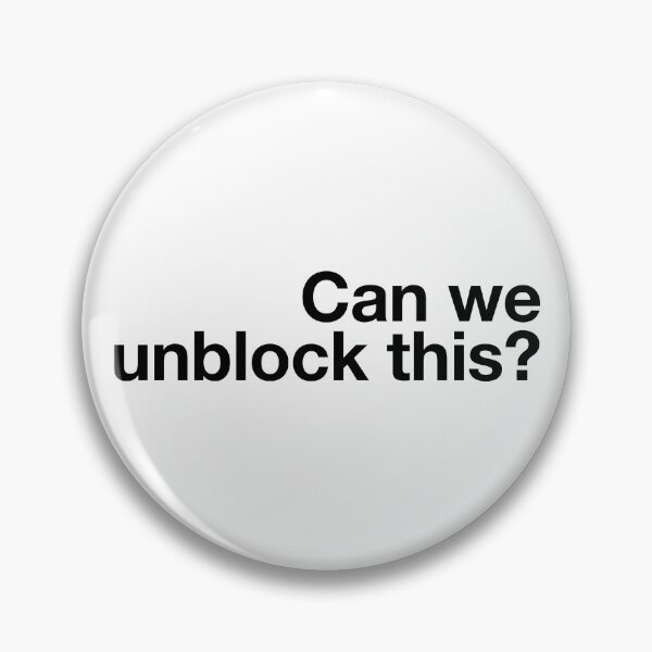 Item preview, Can we unblock this? designed and sold by CorporateJargon.
