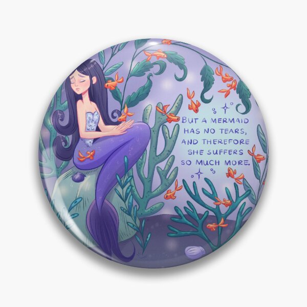 Item preview, Sad Little Mermaid and Goldfish designed and sold by JuniperCharm.
