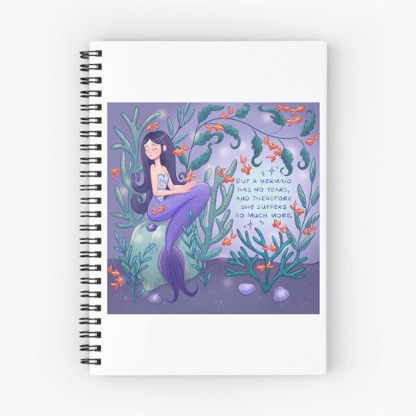Item preview, Sad Little Mermaid and Goldfish designed and sold by JuniperCharm.