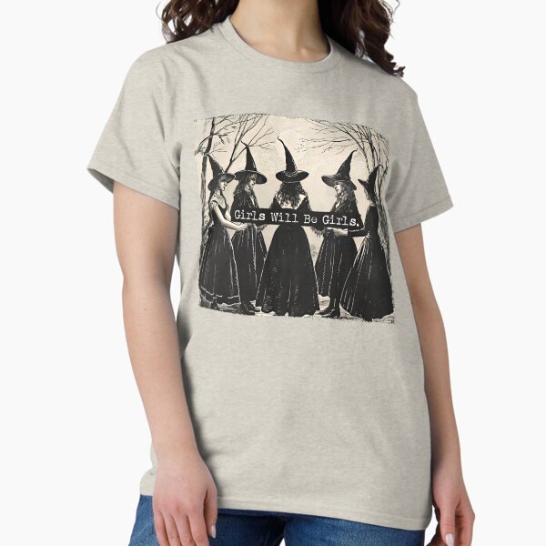 Item preview, Girls Will Be Girls: Witch Coven Vintage Style designed and sold by FlickerFrogByBO.
