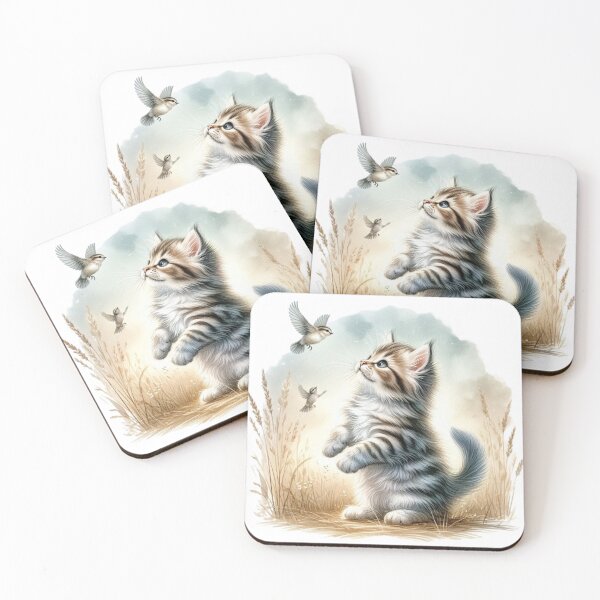 Item preview, "Feline Curiosity: Wonder and Innocence" designed and sold by CHRIST5000.