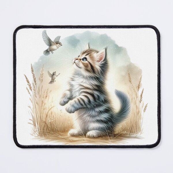 Item preview, "Feline Curiosity: Wonder and Innocence" designed and sold by CHRIST5000.