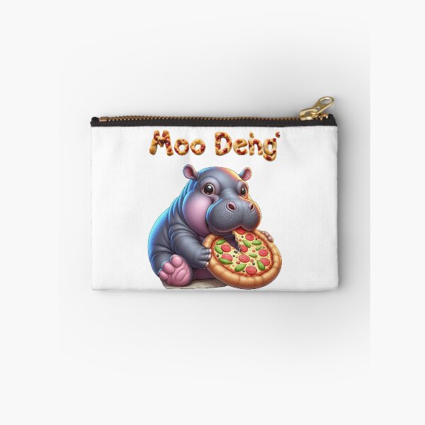 Item preview, Moo Deng - Pizza Lover Hippo designed and sold by GorinART.