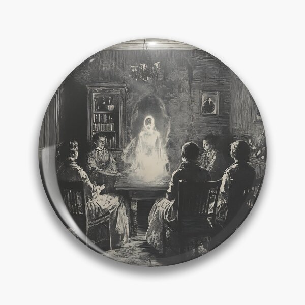 Item preview, Vintage Victorian Halloween Spooky Sceance Spiritualist designed and sold by MiettaPreston.