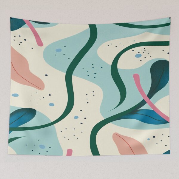 Item preview, Pastel Dreamscape: Organic Shapes Artwork designed and sold by Pujo Design.