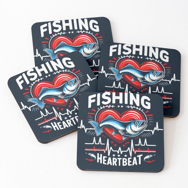 Item preview, fishing heartbeat designed and sold by studiobrazuka.