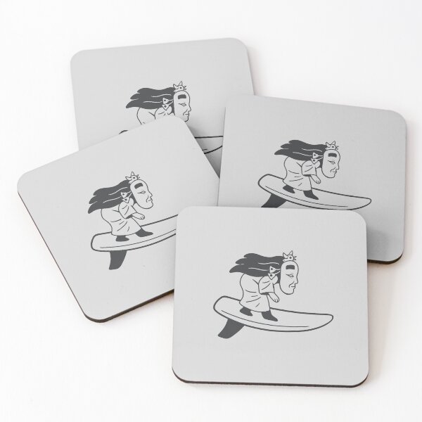 Item preview, Onna Men is surfing. Japanese  performer on simmer break designed and sold by martodesign.