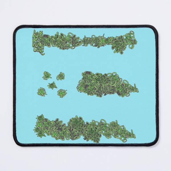 Item preview, green graff on blue designed and sold by JashJhaveri.