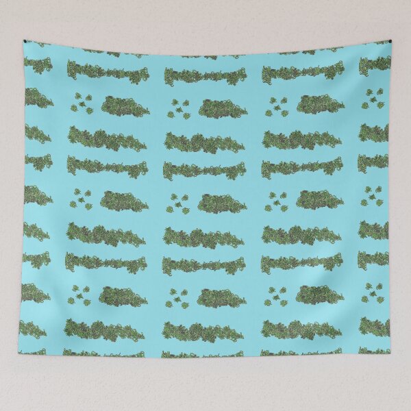 Item preview, green graff on blue designed and sold by JashJhaveri.