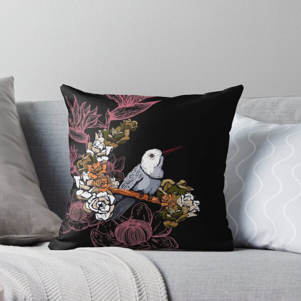 Item preview, Gloomy skull, bird and flower in the garden designed and sold by Loriniart.
