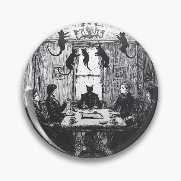 Item preview, Cats Halloween Vintage Victorian Halloween Spooky Sceance designed and sold by MiettaPreston.