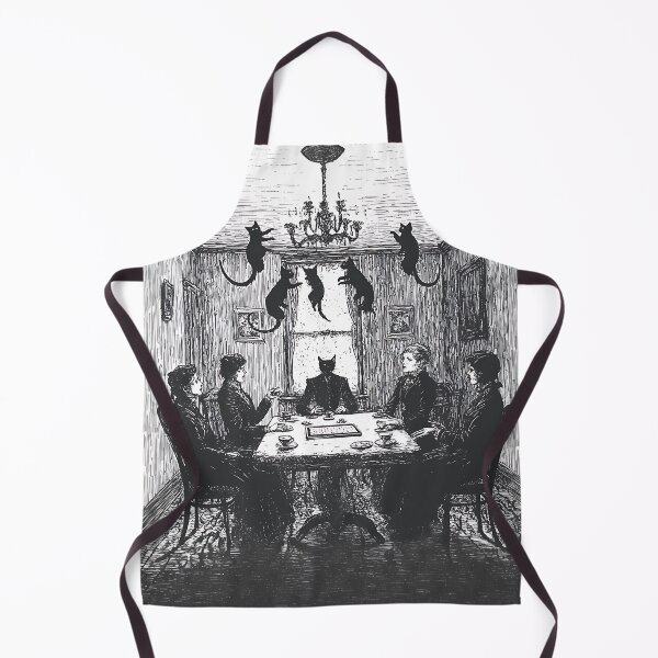 Item preview, Cats Halloween Vintage Victorian Halloween Spooky Sceance designed and sold by MiettaPreston.