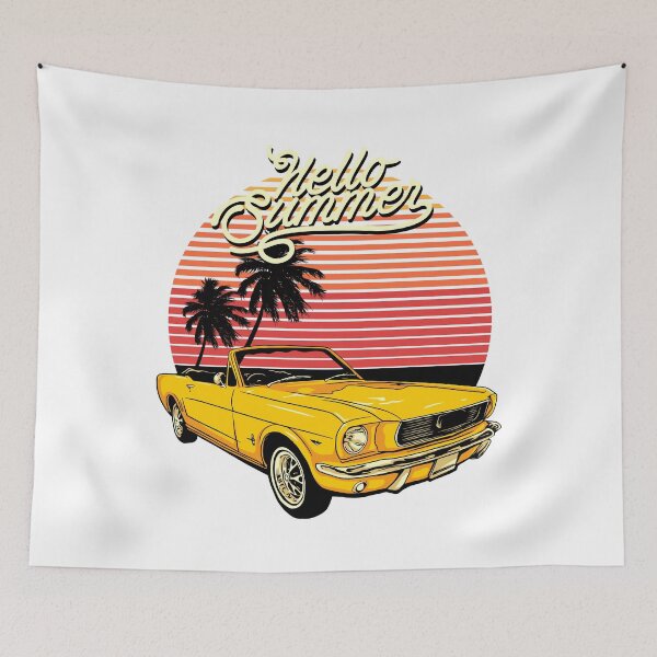 Aperçu de l'œuvre Cabriolet d'été créée et vendue par CookiesMerch.