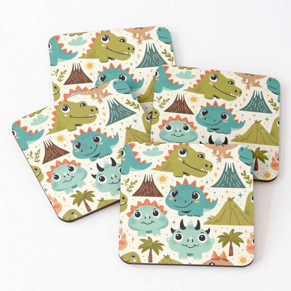 Item preview, Cute Cartoon Dinosaur Friends designed and sold by JavisSRDesign.
