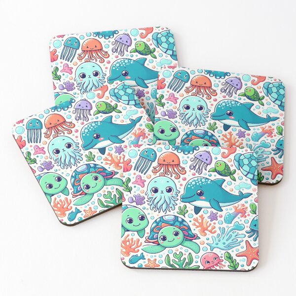 Item preview, Kawaii Ocean Friends Adventure designed and sold by JavisSRDesign.