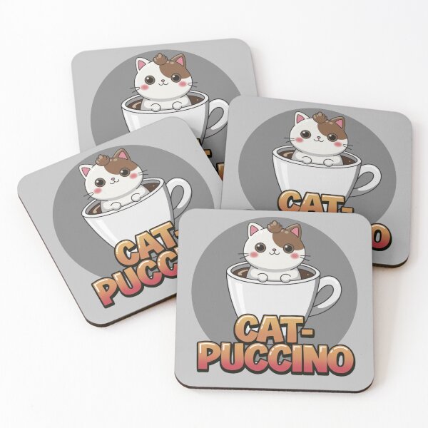 Item preview, Cat-puccino - Coffee with a twist - Coffee obsession - Coffee boost - Triple espresso - Coffee cartel designed and sold by JansenGS.