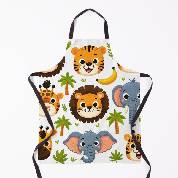 Item preview, Adorable Jungle Animal Faces designed and sold by JavisSRDesign.