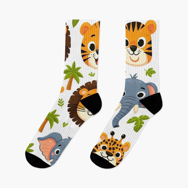 Item preview, Adorable Jungle Animal Faces designed and sold by JavisSRDesign.