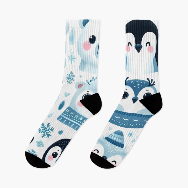 Item preview, Winter Arctic Animal Faces designed and sold by JavisSRDesign.
