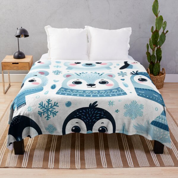 Item preview, Winter Arctic Animal Faces designed and sold by JavisSRDesign.