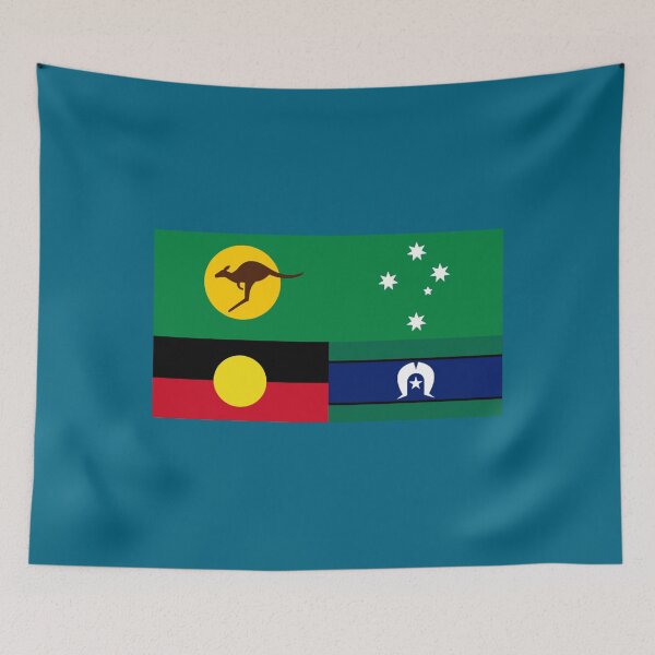 Item preview, Kangaroo Sun. Australia Reconciliation Flag. Three in one.  designed and sold by Kangaroo Sun.