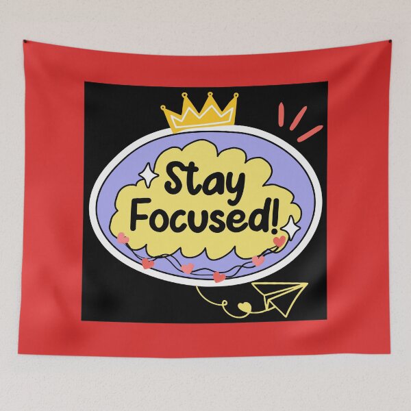 Item preview, Stay Focused designed and sold by ZibaCentralShop.