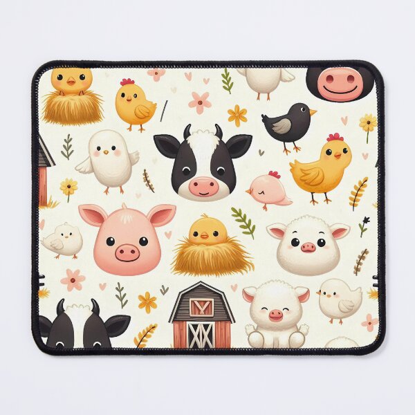 Item preview, Adorable Farm Animal Faces designed and sold by JavisSRDesign.