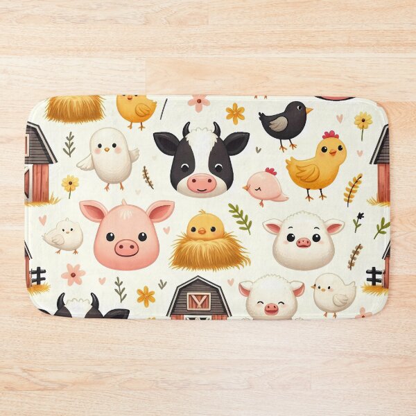 Item preview, Adorable Farm Animal Faces designed and sold by JavisSRDesign.