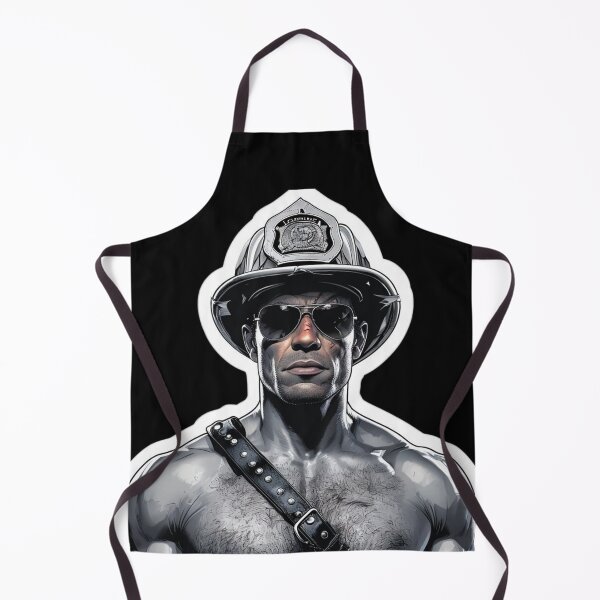 Item preview, Firemen Leather Gay Pride Graphic Design designed and sold by ItsAKinkThing.