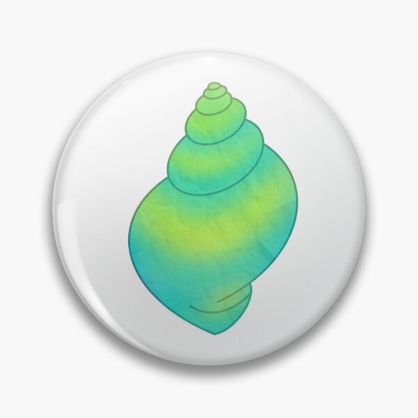 Item preview, Seashell conch hand drawn illustration, cute seashell, shellfish cartoon designed and sold by Anngozza2.