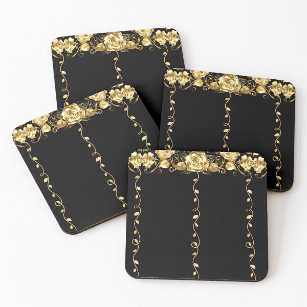 Item preview, Vine of golden roses in Black designed and sold by You168.