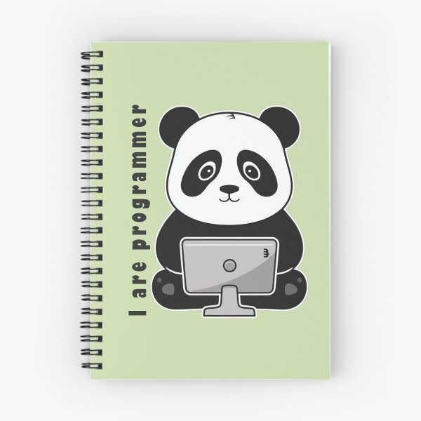 Item preview, I am programmer panda version super cute hacker panda designed and sold by RAZ1995.