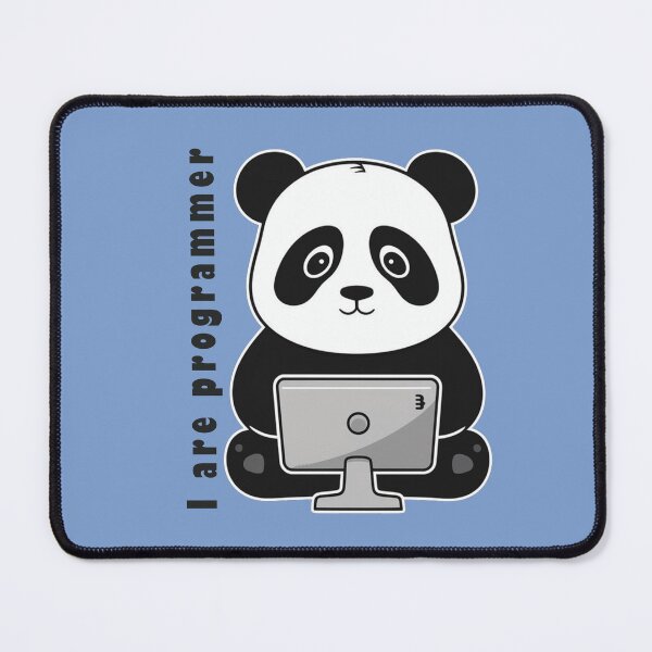 Item preview, I am programmer panda version super cute hacker panda designed and sold by RAZ1995.