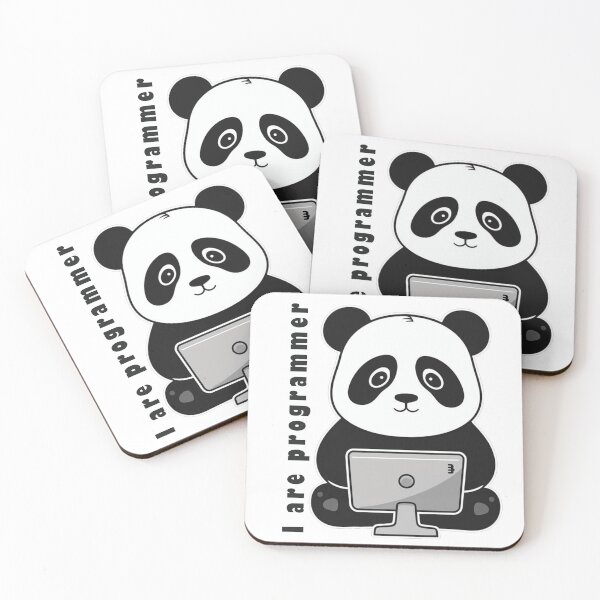 Item preview, I am programmer panda version super cute hacker panda designed and sold by The Velvet Vault.