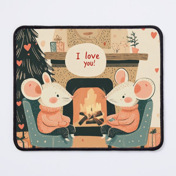 Item preview, Mice couple in Christmas time designed and sold by EstFrost.
