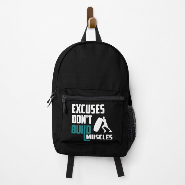 Item preview, Excuses Don't Build Muscles designed and sold by TheFineShirt.