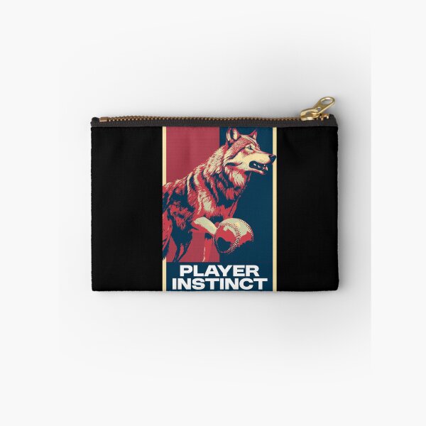 Item preview, Wolf Baseball Player Player Instinct designed and sold by TrueArtsStore.