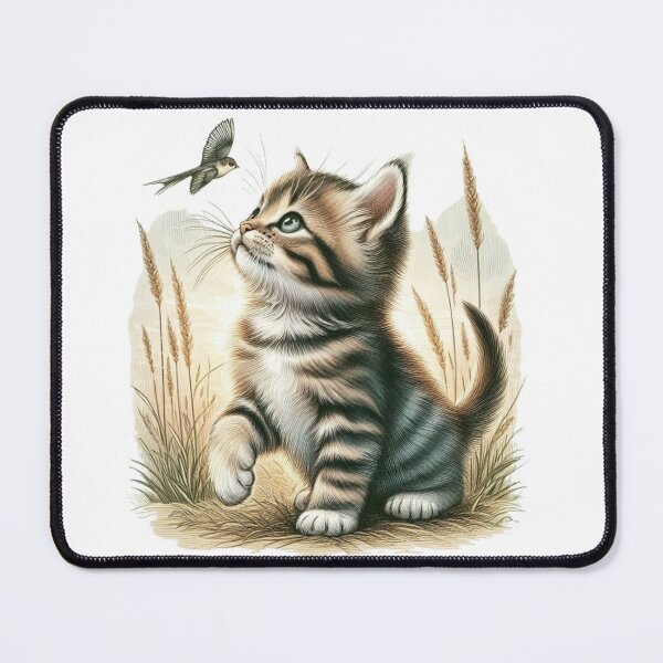Item preview, "Feline Curiosity: Wonder and Innocence" designed and sold by CHRIST5000.