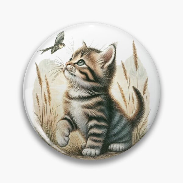 Item preview,  "Feline Curiosity: Wonder and Innocence" designed and sold by CHRIST5000.