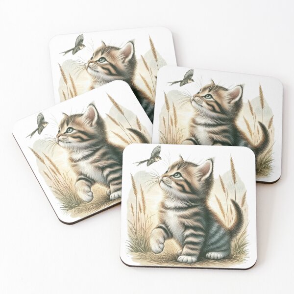 Item preview,  "Feline Curiosity: Wonder and Innocence" designed and sold by CHRIST5000.