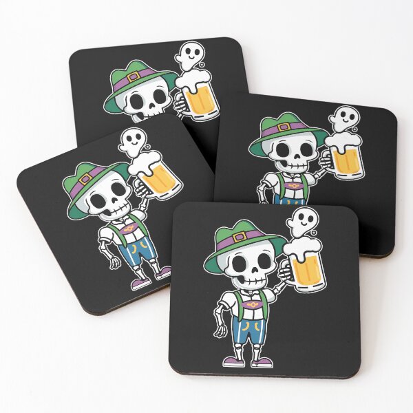 Item preview, Oktoberfest Skeleton with Beer Mug inside Halloween Design designed and sold by BNCH44.